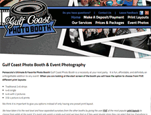 Tablet Screenshot of gulfcoastphotobooth.net